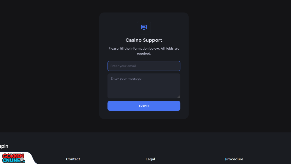 GxSpin Casino Klantenservice