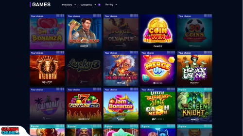 Joebit Casino slots