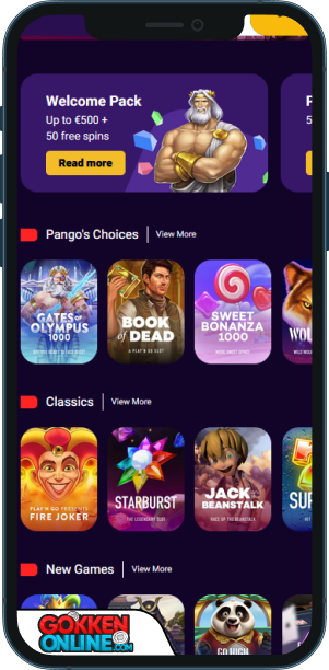 PangoPlay Casino Mobiele app