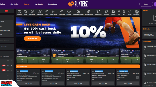 Punterz Casino sport