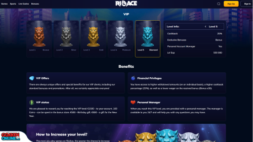 RioAce Casino vip programma