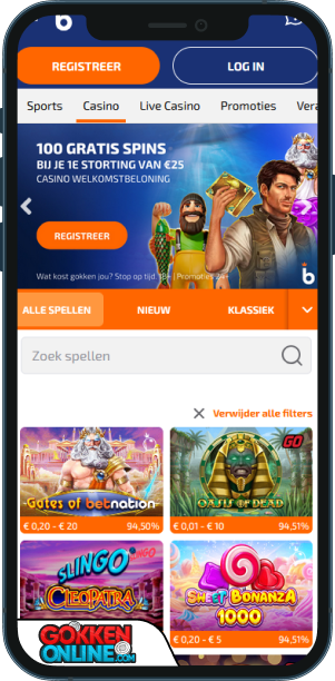 BetNation Casino Mobiele app