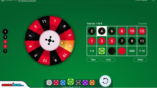 Mini Roulette Demoplay Wint