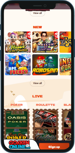 Wild Wild Casino Mobiele app