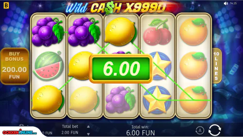 Wild Cash x9990 Demoplay Wint