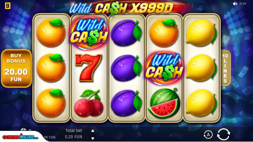 Wild Cash x9990 Demoplay