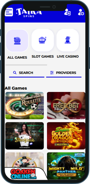 Taikaspins Casino Mobiele app