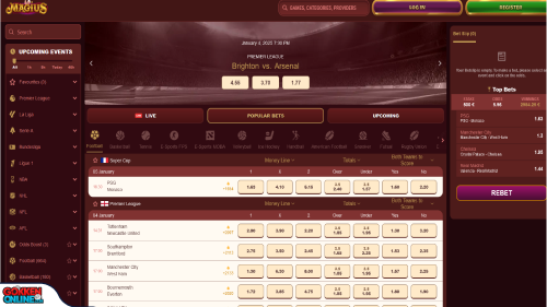 Magius Slots Casino sport