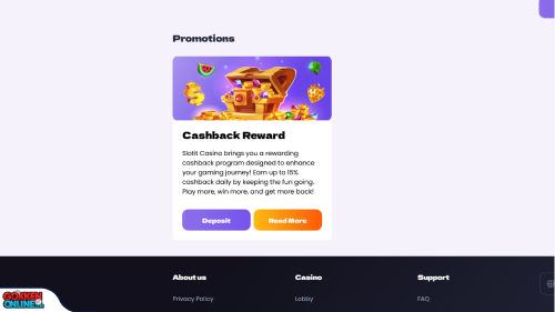 SlotIt Casino bonus